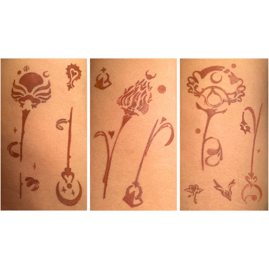LOTUS STENCIL STICKER PACK