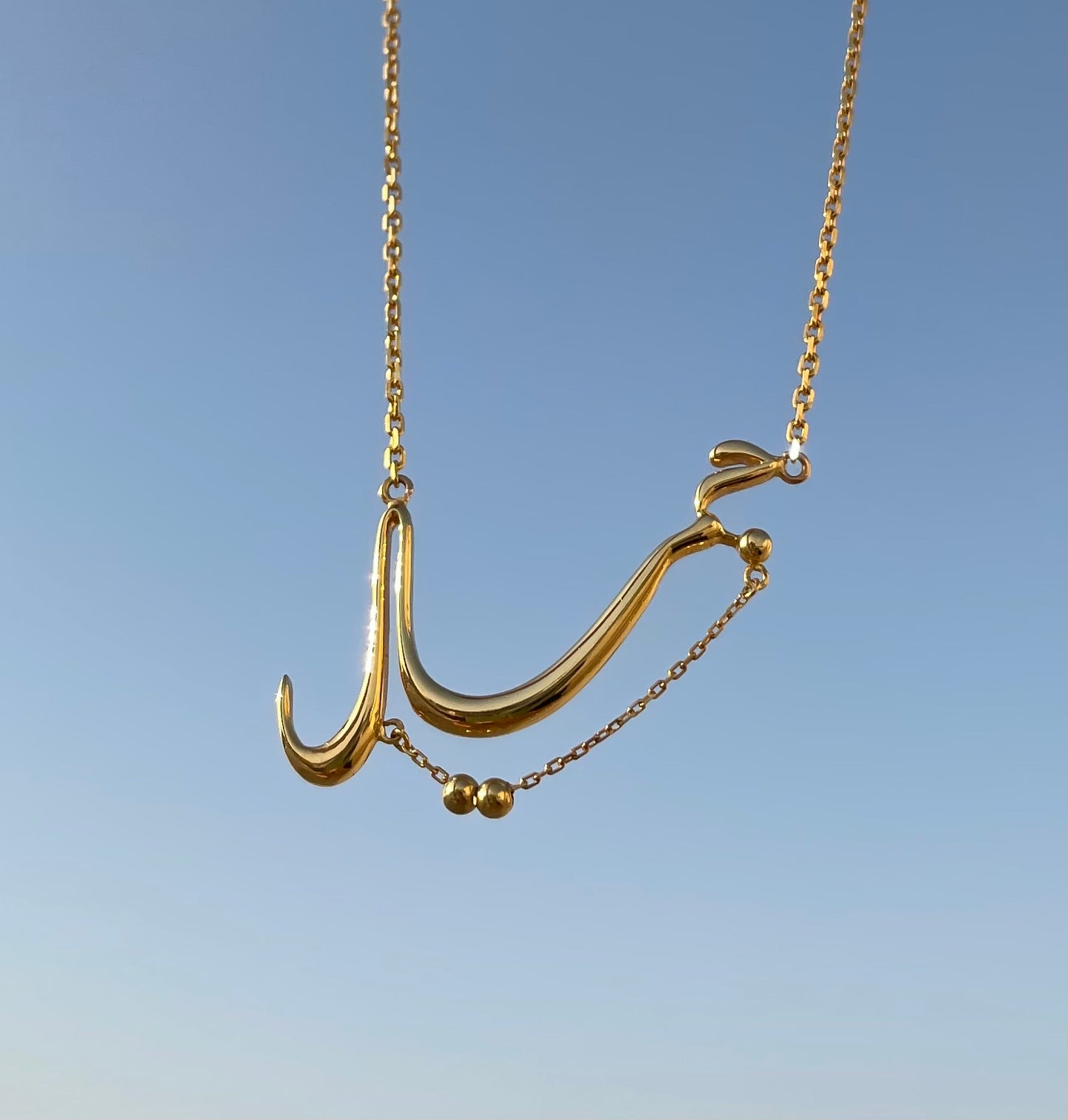 JAMEEL + JAMAL 18K GOLD NECKLACE